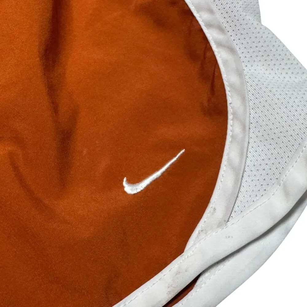 Nike Dri-Fit Lined Running Shorts Burnt Orange White XL